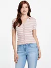 Guess Factory Eco Ozzy Sweater Shirt In Pink