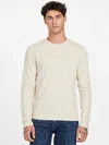 Guess Factory Eco Pedro Long-sleeve Crewneck Tee In Neutral