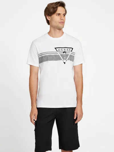 Guess Factory Eco Peka Cheka Logo Tee In White