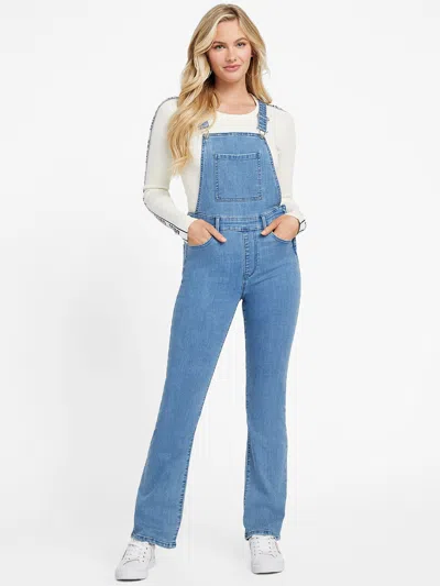 Guess Factory Eco Penelope Bootcut Overalls In Multi