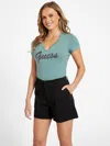 Shop Guess Factory Eco Pymtee In Green