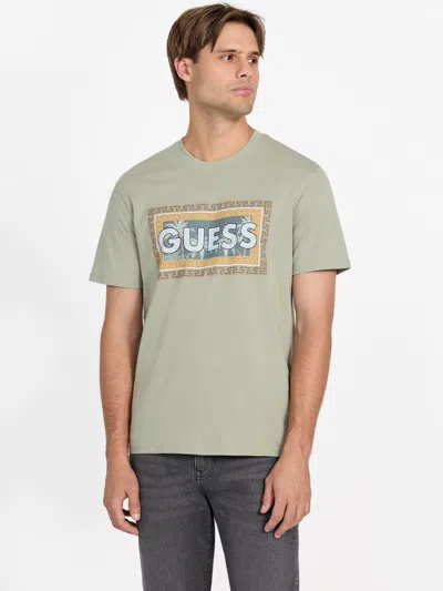 Guess Factory Eco Ramon Logo Tee In Multi