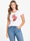 Guess Factory Eco Romance Tee In White