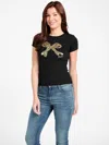Guess Factory Eco Rowe Tee In Black