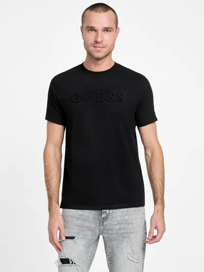 Guess Factory Eco Sawyer Logo Tee In Black