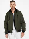 Guess Factory Eco Sean Padded Jacket In Green