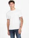 Guess Factory Eco Sirius Crewneck Tee In White