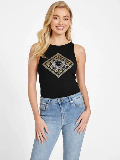 Guess Factory Eco Sofie Key Tank In Black