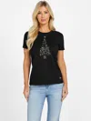 Guess Factory Eco Spruce Tee In Black