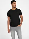 Guess Factory Eco Stephano Cooling Crewneck Tee In Black