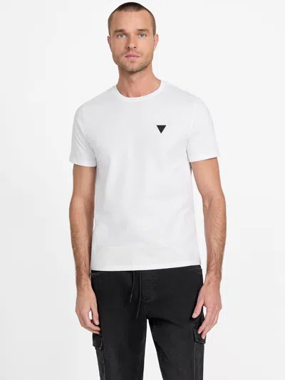 Guess Factory Eco Stephano Cooling Crewneck Tee In White
