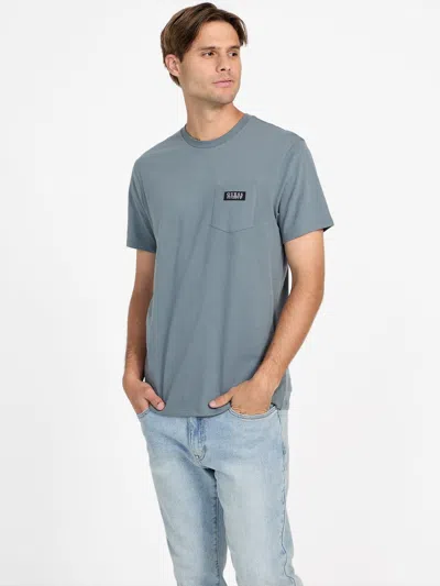 Guess Factory Eco Steve Pocket Tee In Multi
