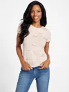 Guess Factory Eco Victorine Tee In Beige
