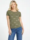 Guess Factory Eco Victorine Tee In Black