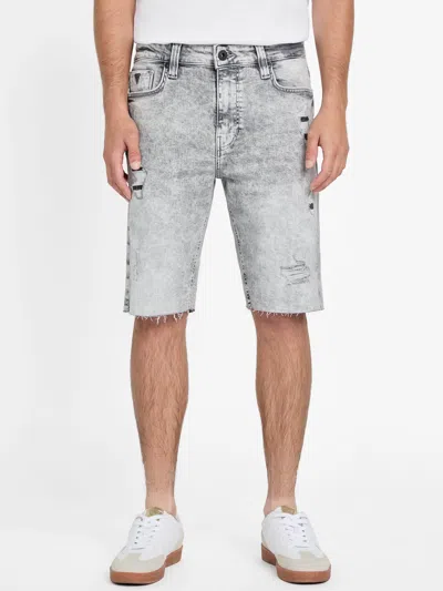 Guess Factory Eco Wayde Destroyed Denim Shorts