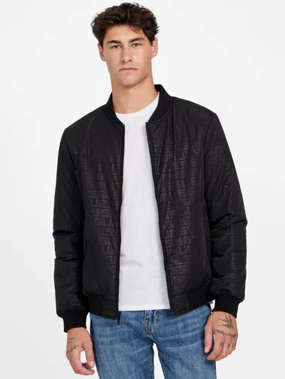 Guess Factory Eco Winnie Reversible Padded Jacket In Black