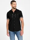 Guess Factory Eddie Short-sleeve Shirt In Black