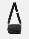 Guess Factory Eldoria Enlarged Logo Camera Crossbody In Gray