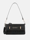 Guess Factory Eldoria Enlarged Logo Crossbody Shoulder Bag In Gray