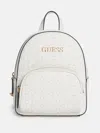 Guess Factory Eldoria Logo Mini Backpack In White