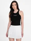 Guess Factory Electra Logo Tank In Black