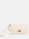 Guess Factory Elise Clutch In Sand