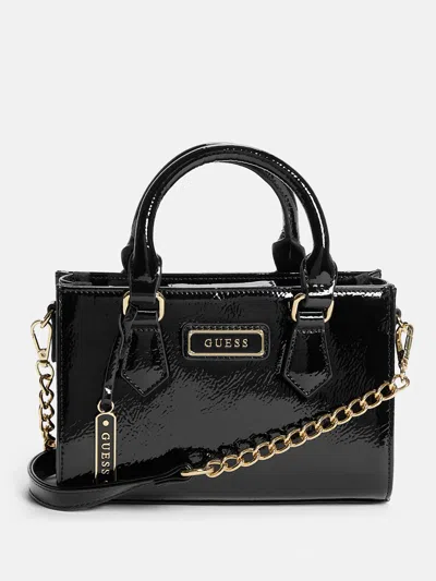 Guess Factory Elise Mini Tote In Black
