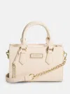Guess Factory Elise Mini Tote In Sand