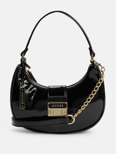 Guess Factory Elise Shoulder Bag In Black