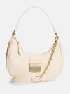 Guess Factory Elise Shoulder Bag In Sand