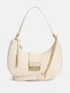 Guess Factory Elise Shoulder Bag In White