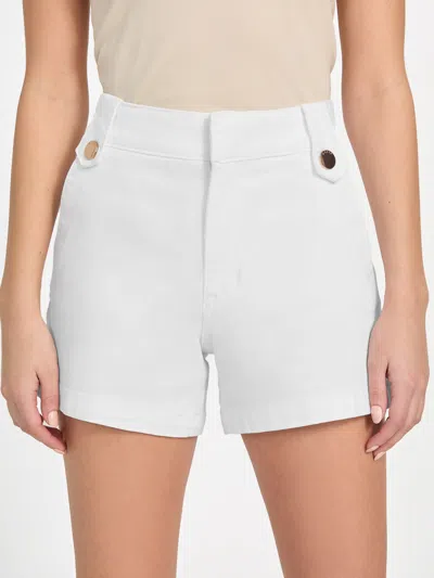 Guess Factory Elliot Denim Shorts In White