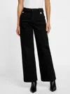 Guess Factory Elliot Wide-leg Jeans In Black