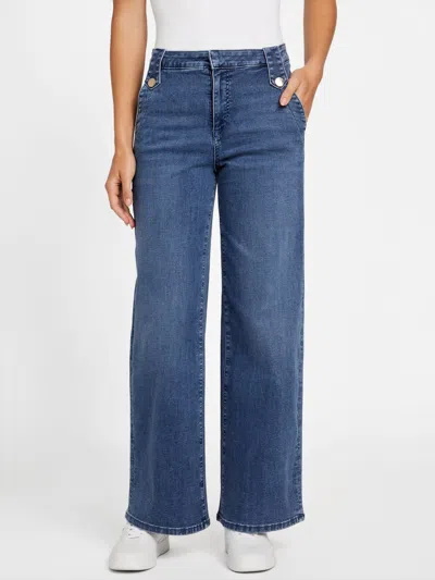 Guess Factory Elliot Wide-leg Jeans In Multi