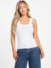 Guess Factory Elodie Ribbed Logo Tank