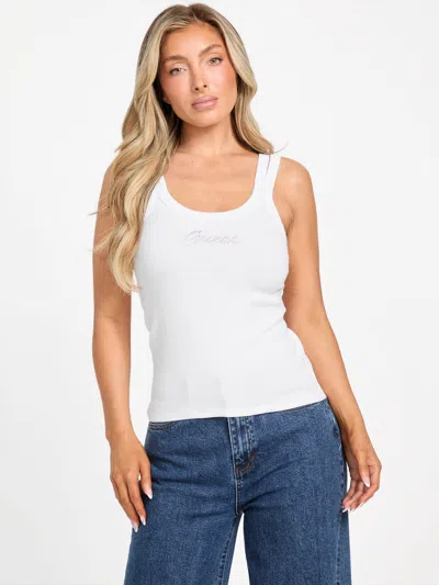 Guess Factory Elodie Ribbed Logo Tank
