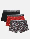 Guess Factory Elvin Boxer Underwear 3-pack In Multi