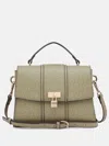Guess Factory Emberly Top-handle Crossbody In Metallic