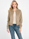 Guess Factory Everly Faux-suede Jacket In Multi