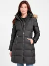 Guess Factory Evie Real Down Coat In Black