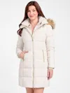 Guess Factory Evie Real Down Coat In Multi