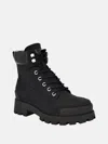 Guess Factory Fillin Hiker Booties In Black