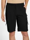 Guess Factory Denzel Hybrid Cargo Shorts In Black