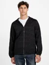 Guess Factory Francis Full-zip Hoodie In Black