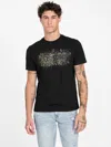 Guess Factory Frank Faux-leather Logo Tee