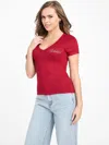 Guess Factory Frankie Logo Tee In Blue