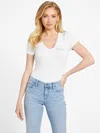 Guess Factory Frankie Logo Tee In White
