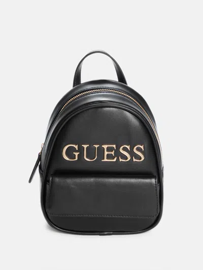 Guess Factory Galatia Mini Backpack In Black