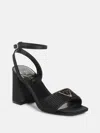 Guess Factory Gelora Rhinestone Sandals In Black