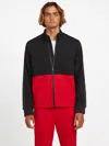 Guess Factory Genaro Color-block Zip Jacket In Black